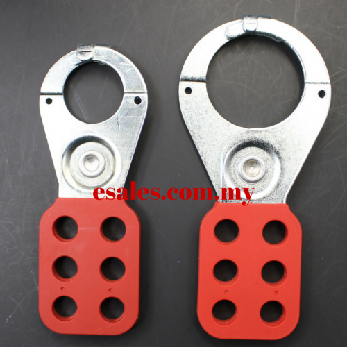 LOTO Safety Lockout Steel Hasp D-K21, 25mm (1in) Jaw Clearance