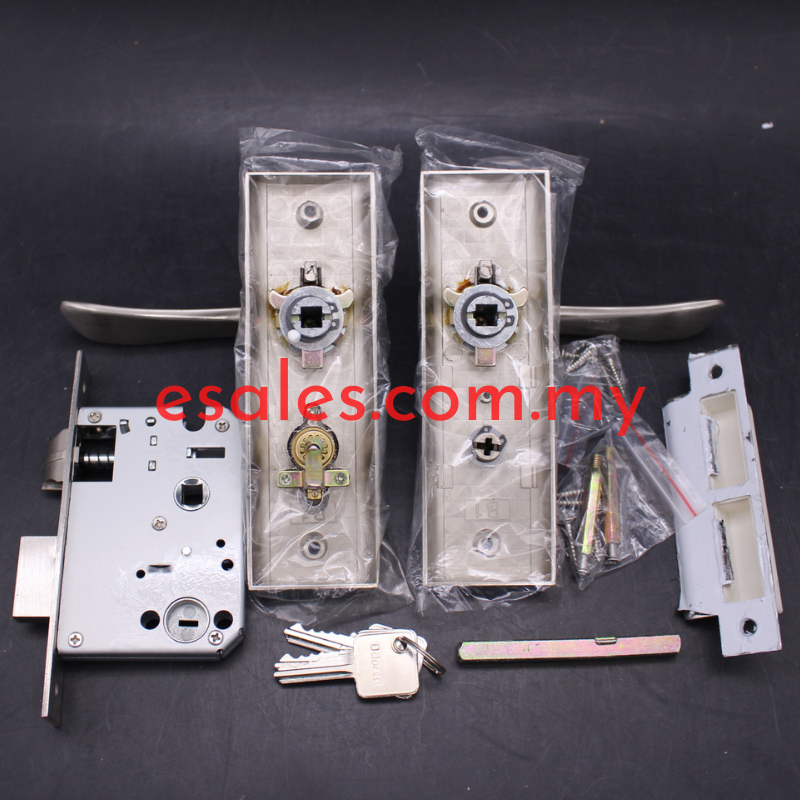 DORETTI DLPM4101SN LEVER HANDLE MORTISE LOCKSET 4101 SN, ENTRANCE LPM-4101SN - Image 3
