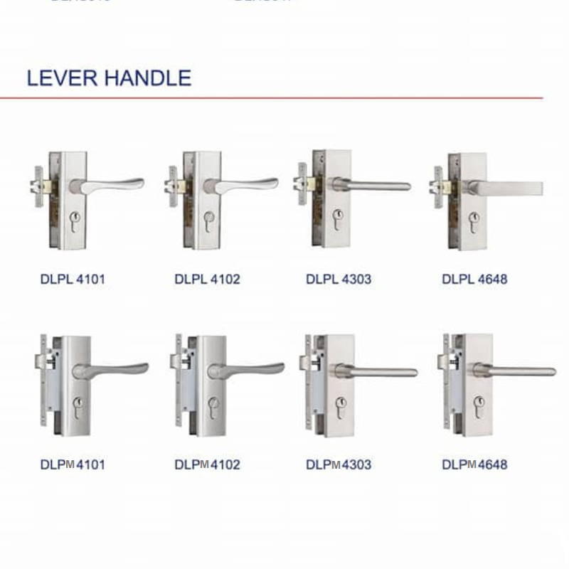 DORETTI DLPM4101SN LEVER HANDLE MORTISE LOCKSET 4101 SN, ENTRANCE LPM-4101SN - Image 5