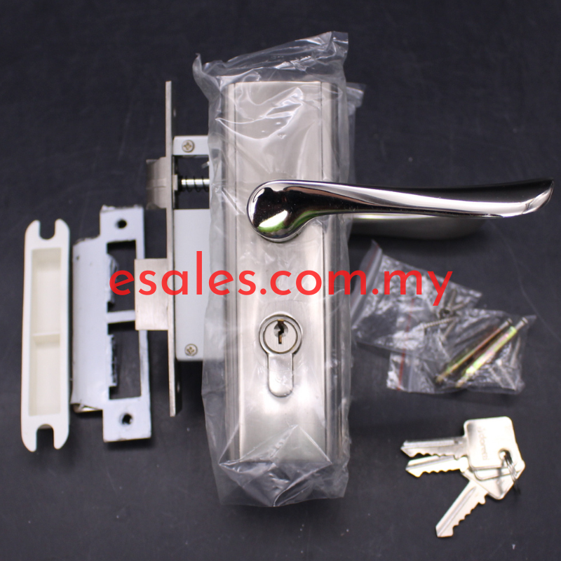 DORETTI DLPM4101SN LEVER HANDLE MORTISE LOCKSET 4101 SN, ENTRANCE LPM-4101SN