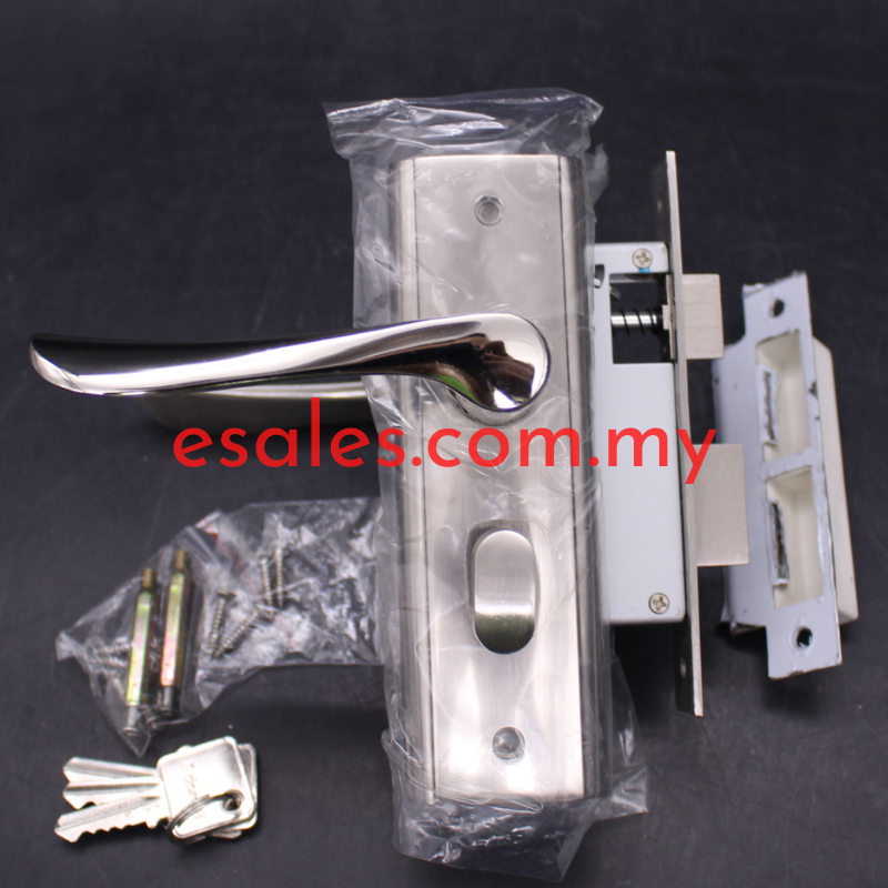 DORETTI DLPM4101SN LEVER HANDLE MORTISE LOCKSET 4101 SN, ENTRANCE LPM-4101SN - Image 2