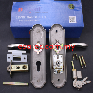 DORETTI DTL5009SS-ET TUBULAR LEVER HANDLE 5009 SS, ENTRANCE 201ET5009 - Image 4