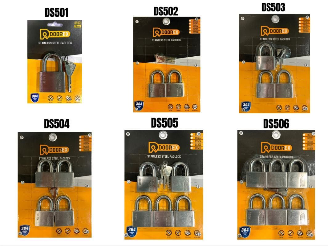 DOOREX DS503KA Stainless Steel Padlock