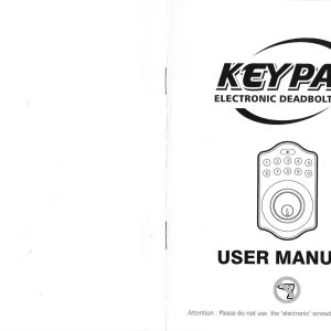 Ezset PL-13910 KEYPAD Electronic Deadbolt Digital Lock - Image 5
