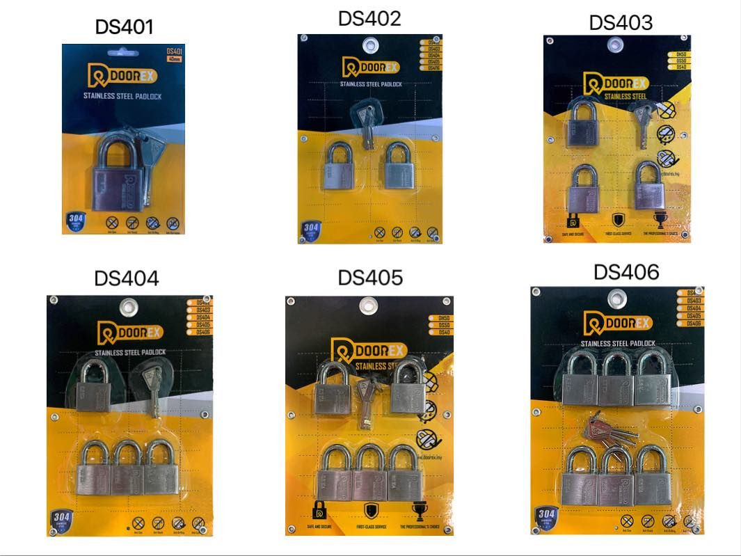 DOOREX DS401 Stainless Steel Padlock - Image 3