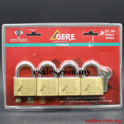 GERE GRANIT CL54504KA Padlock