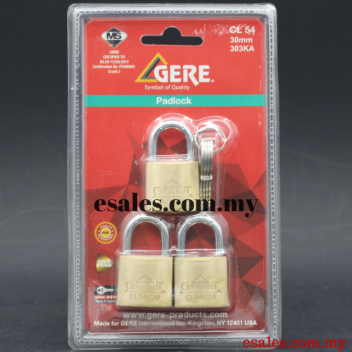 GERE GRANIT CL54303KA Padlock