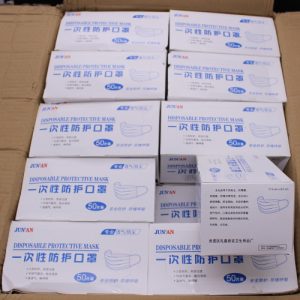 Disposable melt blown filter non woven fabric face mask 3ply x 50pcs x 20 box - Image 4