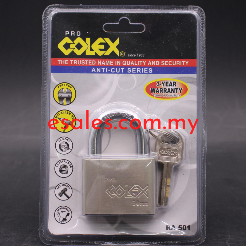 Colex RM-501 Master Keyed Anti Cut Padlock - Image 2