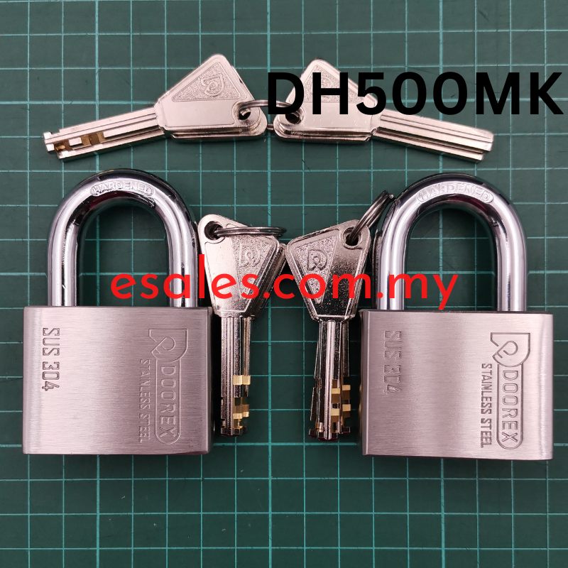 DOOREX DH500MK Stainless Steel Padlock - Image 2