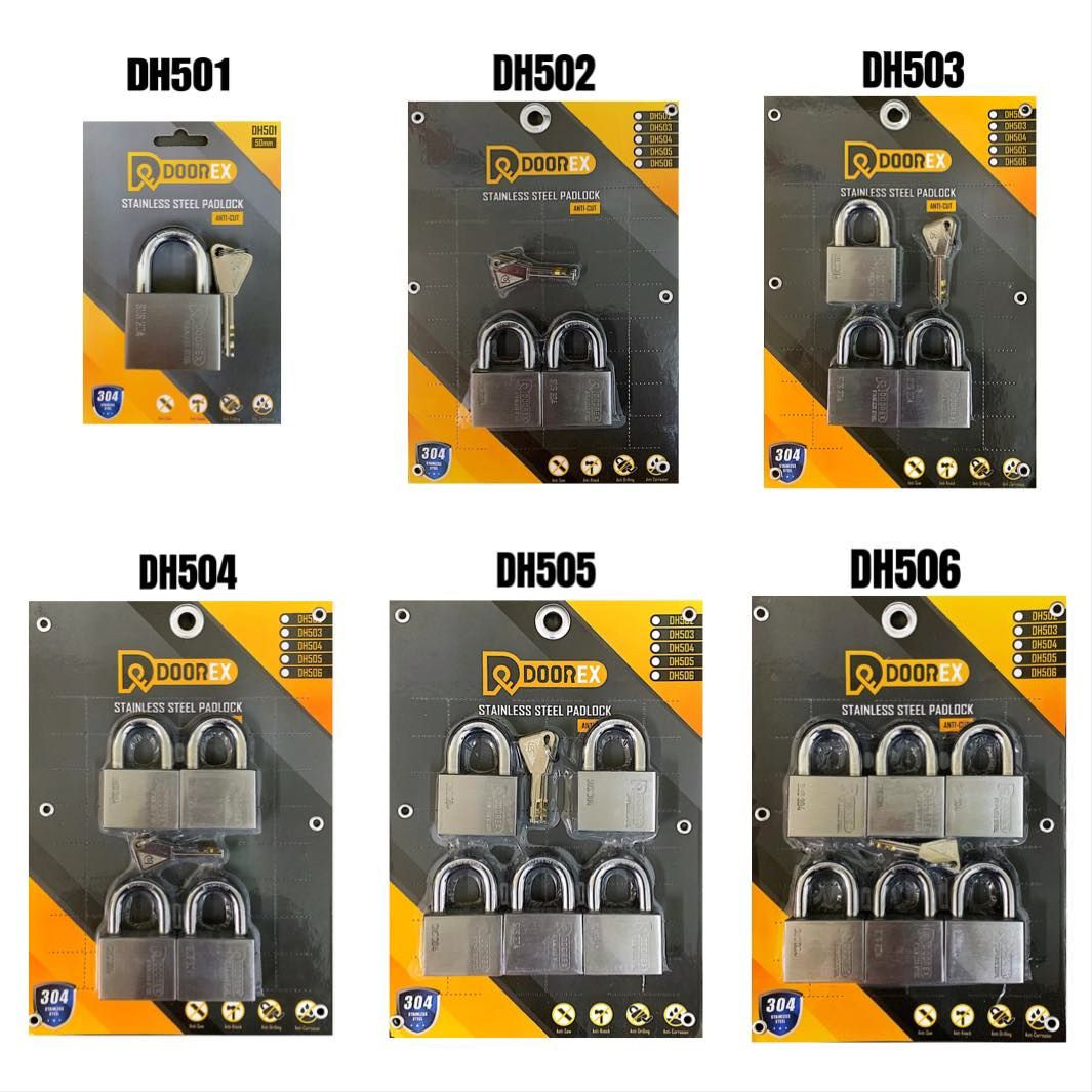 DOOREX DH504KA Stainless Steel Padlock