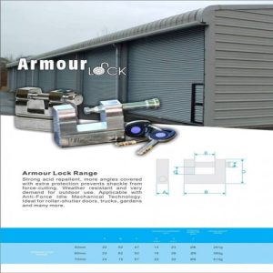 UFO UAT50005HDKA Armour Heavy Duty Key Alike Padlock - Image 3
