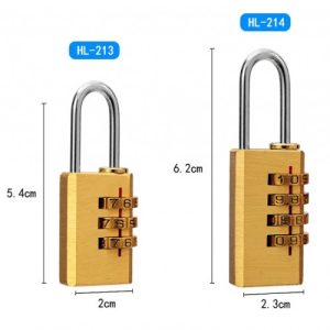 Resettable Combination Luggage Padlock HL-214 - Image 5