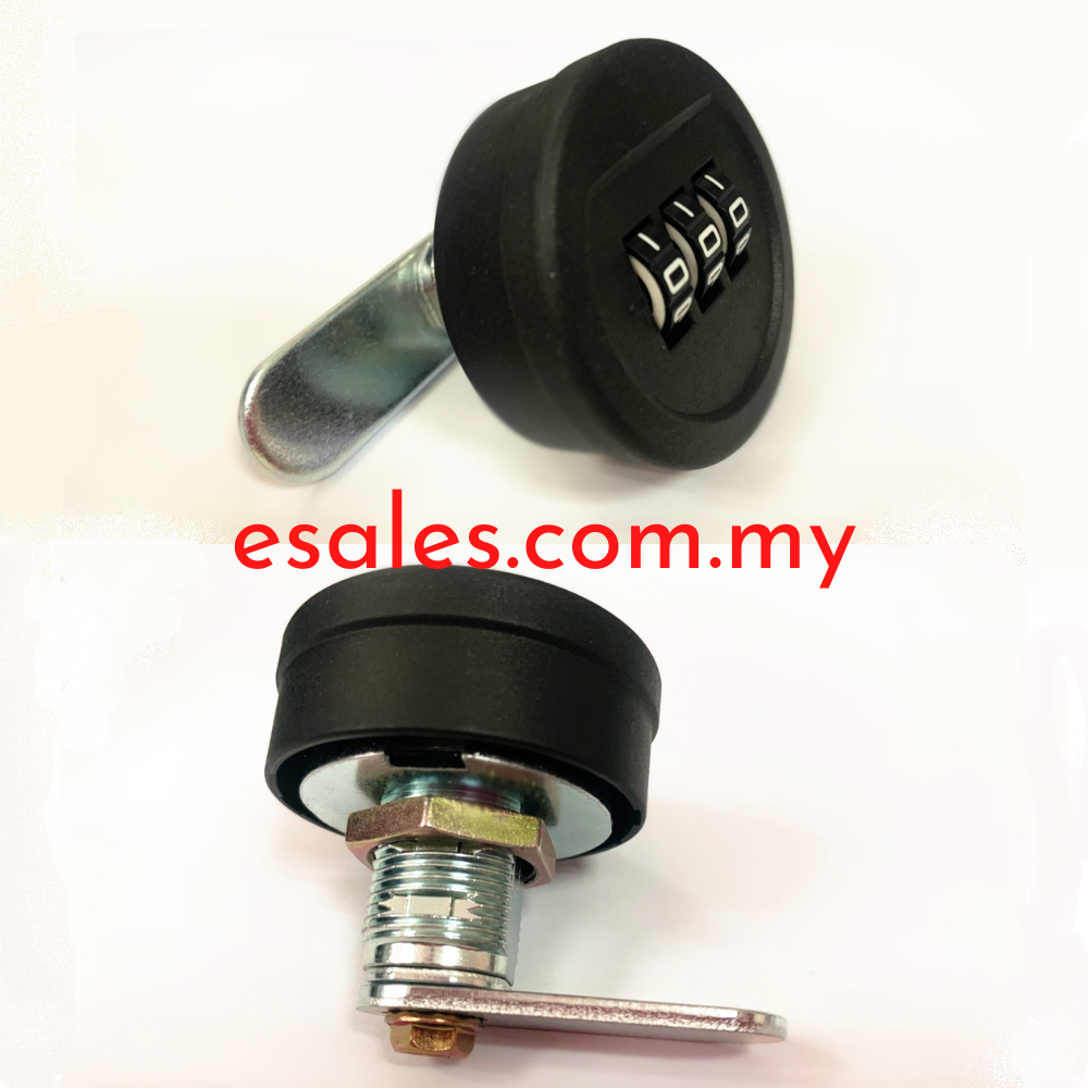 WT 9542-20-BLACK Combination Cam Lock 20mm Black