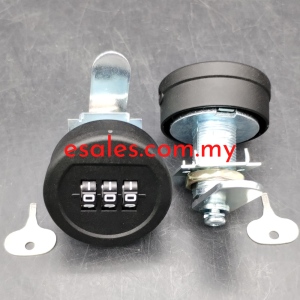 WT 9542-30-BLACK Combination Cam Lock 30mm Black - Image 3