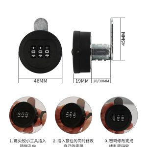 WT 9503 9523 9542 Combination Lock Change Key WT Combination Cam Lock Drawer Lock Change Key - Image 4