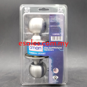 Aman V-5872SS-60mm Privacy Cylindrical Lockset - Image 4