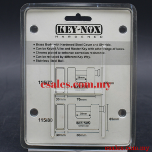KEY-NOX KX115/70 ARMOURED PADLOCK - Image 4