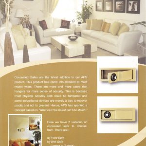 APS WS 8 CONCEALED WALL SAFE - Image 3