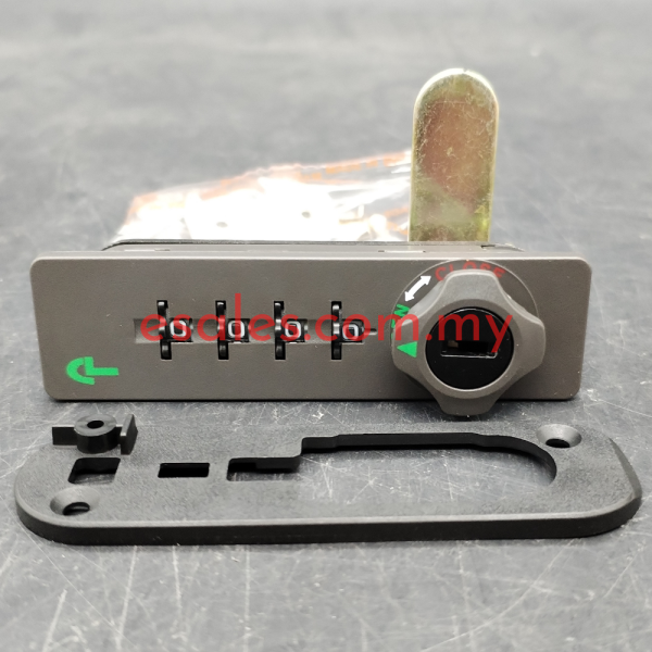 CL Cyber Lock 853-M5-HL-B-94D-CT36-K3Z-R762-94D-CL(003) COMBINATION LOCK, HORIZONTAL LEFT, DARK GREY, WITHOUT KEY FOR WOODEN CABINET LOCKER LOCK