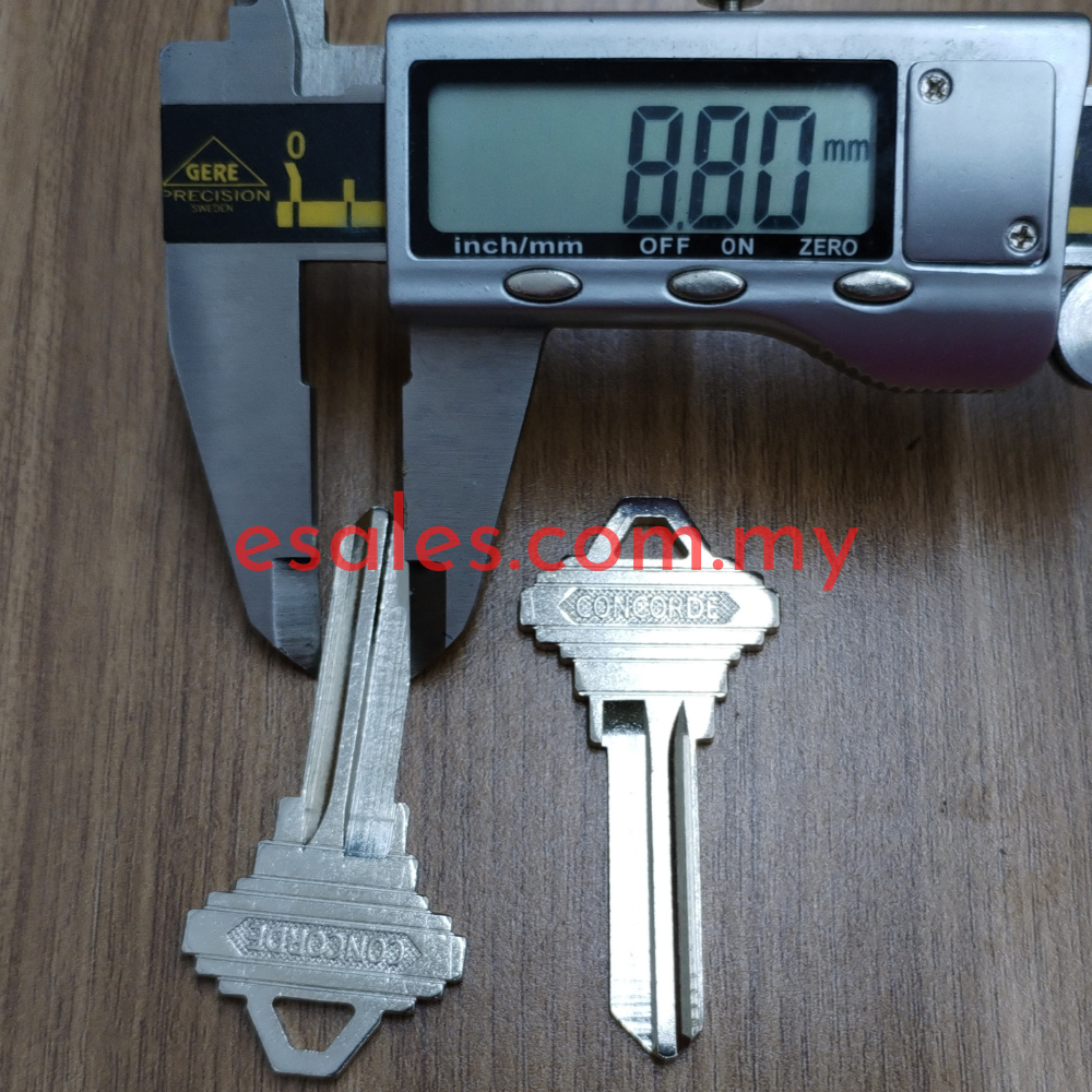 CONCORDE F-461 / SCHLAGE SC4 Hotel Key Blank 2.2mm - Image 4