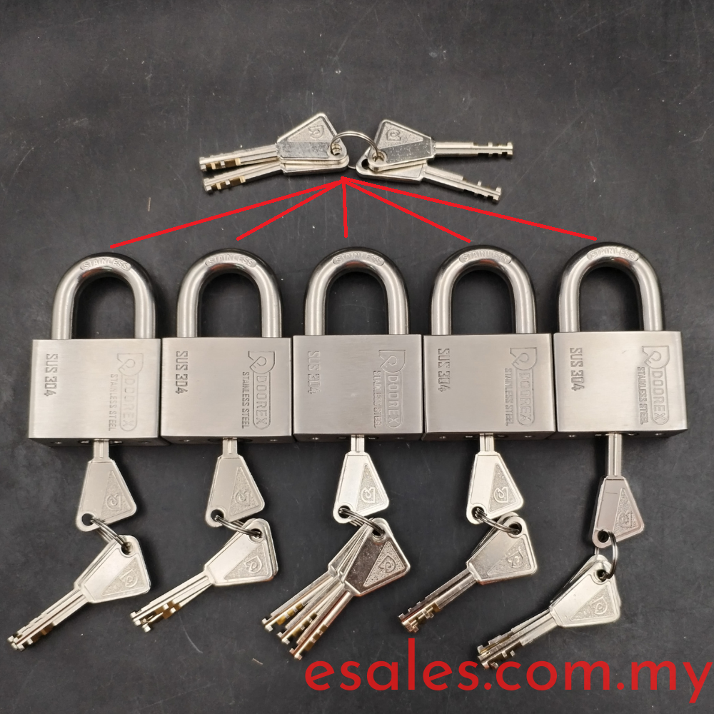 DOOREX DH500MK Stainless Steel Padlock