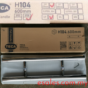 Teca H104-600 Stainless Steel 202, Size 38mm diameter x 275mm c/c x 600 (L) - Image 3