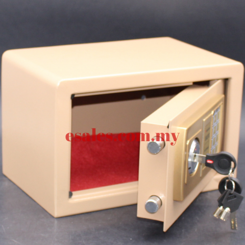 Kingland T-20ED-Gold Digital Safe Box With Alarm, Keylock - Image 2