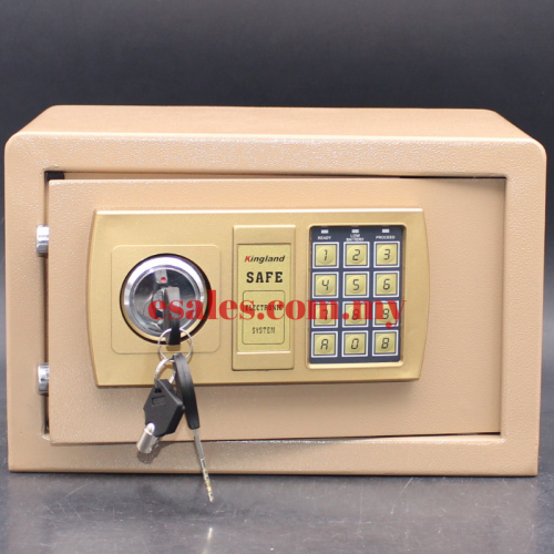 Kingland T-20ED-Gold Digital Safe Box With Alarm, Keylock