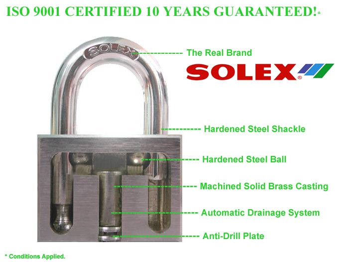 SOLEX R40-CR-KA06 Padlock - Image 2