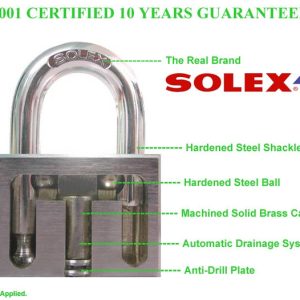 SOLEX R40-CR-KA10 Padlock - Image 5
