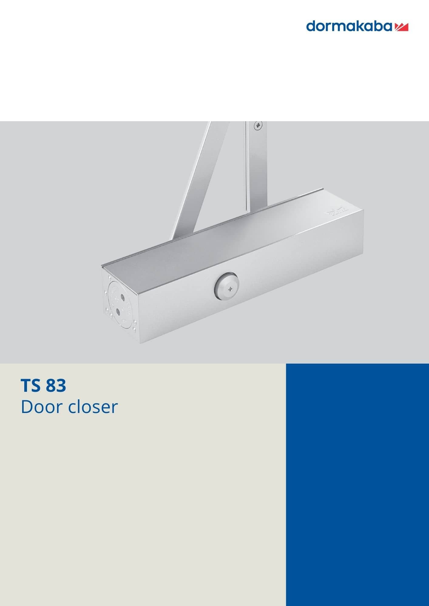 Dormakaba TS83 EN3-6 Door Closer - Pepper Spray Malaysia- Personal