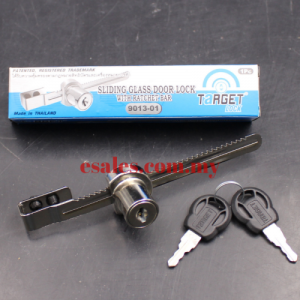 Target 9013Z-22-01/5K-008-91-22-TARGET Sliding Glass Door Lock With Ratchet Bar 