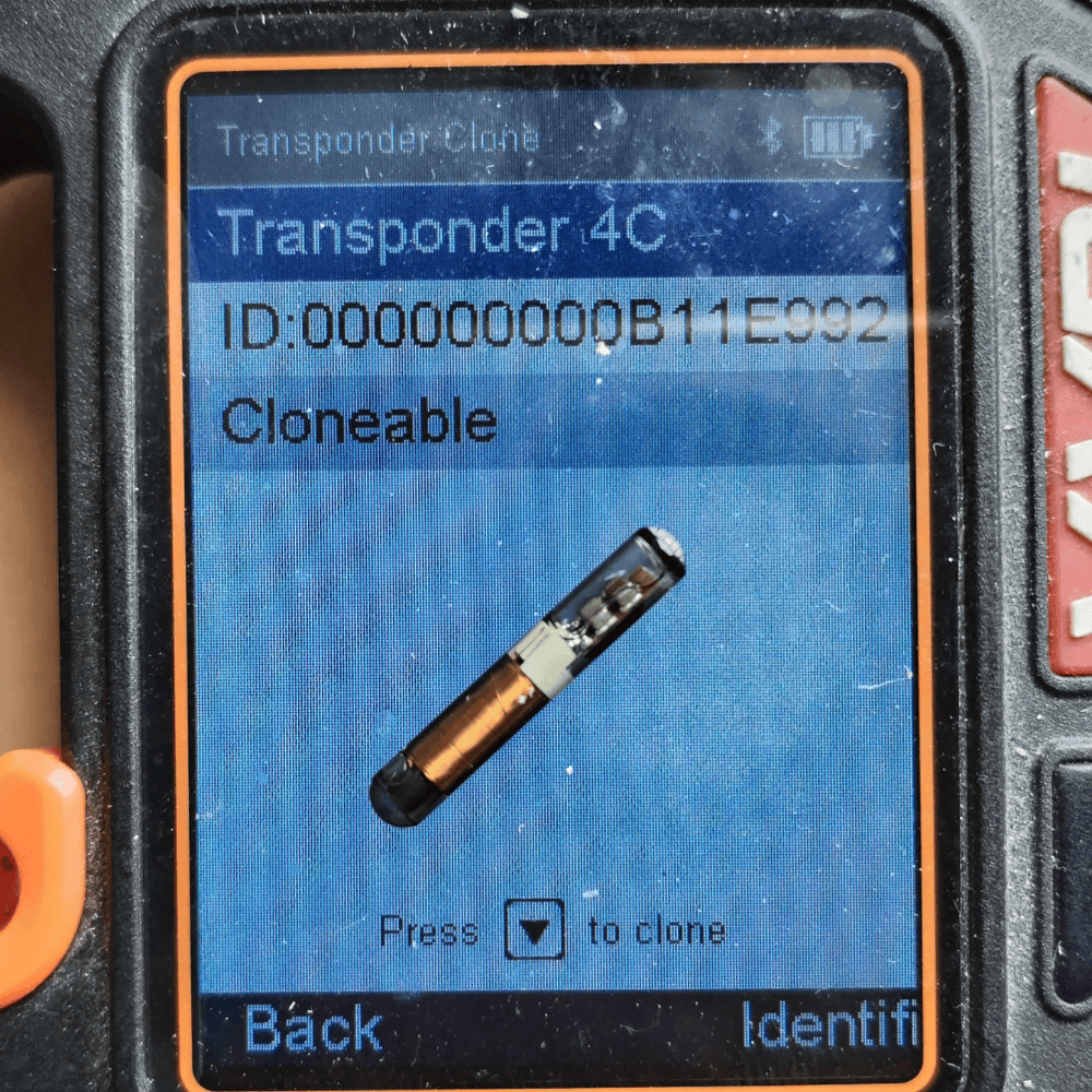 Transponder 4C Chip Nissan ID4C Glass Chip 23mm