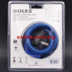 SOLEX 3310 Cable Lock 1M - Image 4
