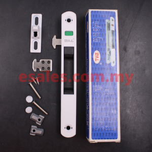 DAL HE3S White Aluminium Door Lock - Image 3