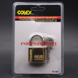 COLEX TA-401 Titanium Coated Padlock - Image 3