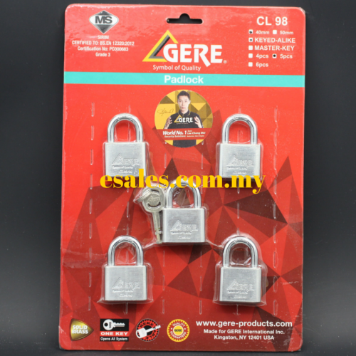 GERE GRANIT CL98405KA PADLOCK