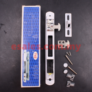 DAL HE3S White Aluminium Door Lock - Image 4