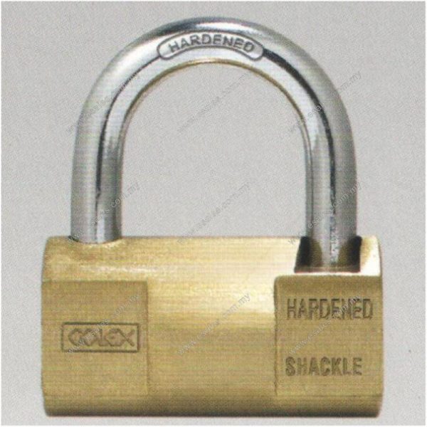 COLEX HA60 Hammered Brass Padlock