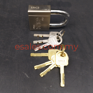 Colex RM-501MK03 Master Keyed Anti Cut Padlock, Master Key Code MK3, 34444441