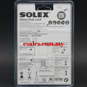 SOLEX MACH II PLUS CR50 Padlock - Image 2