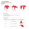 LOTO Safety Lockout D-F01 Adjustable Ball Valve Lockout