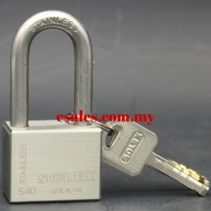 SOLEX S40L Marine Grade SUS304 Stainless Steel Padlock - Image 5
