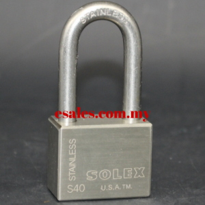 SOLEX S40L Marine Grade SUS304 Stainless Steel Padlock - Image 3