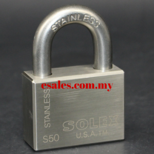 SOLEX S50 Marine Grade SUS304 Stainless Steel Padlock - Image 3