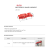 LOTO Safety Lockout D-F21 Butterfly Valve Lock