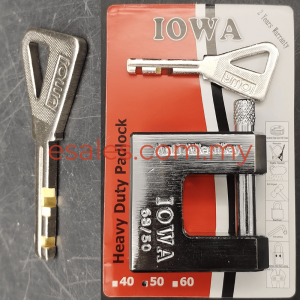 IOWA 68/50KA 51112541 D-Shackle 68/50KA 51112541 Anti Allenkey Armour Type Padlock