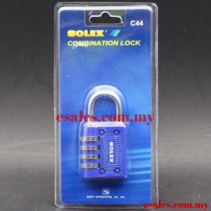 SOLEX C44 Combination Lock (Yellow)