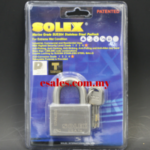 SOLEX S50 Marine Grade SUS304 Stainless Steel Padlock